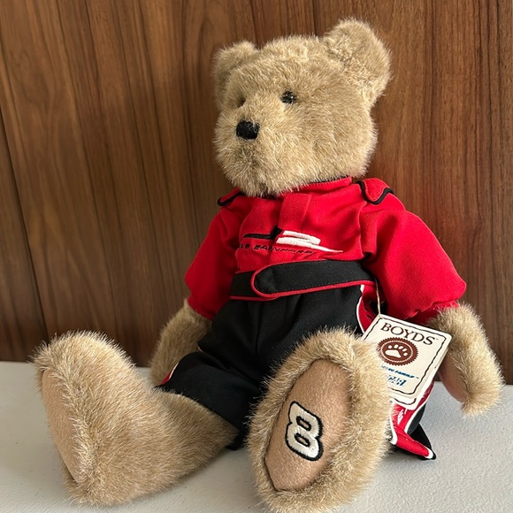 DALE EARNHARDT JR ( 8 ) NASCAR - COLLECTORS BOYDS BEAR - Picture 1 of 12
